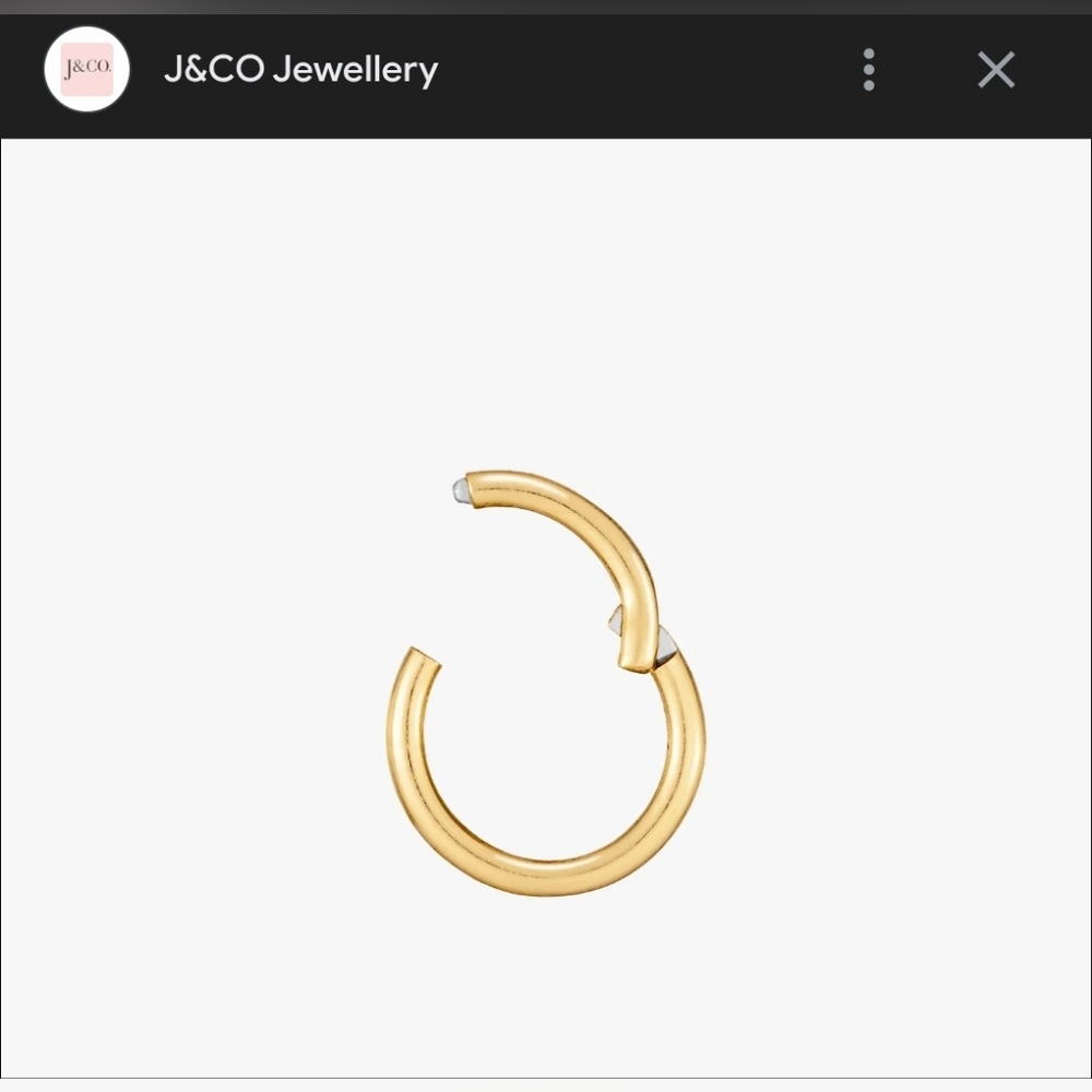 Free with Purchase J&CO Huggie Earrings Gold